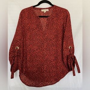 Michael Kors Black and Orange